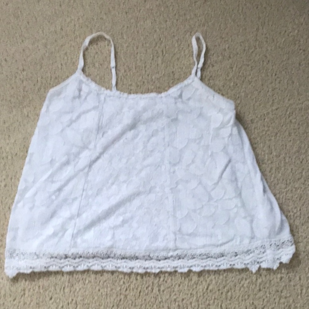 Aeropostale white lace top